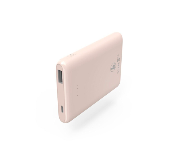 Hama SLIM 5HD, 5000mAh, Różowy - 697179 - zdjęcie